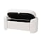 Baxton Studio Oakes Modern and Contemporary Ivory Boucle Upholstered Storage Bench 220-12863-ZORO - alternate 6